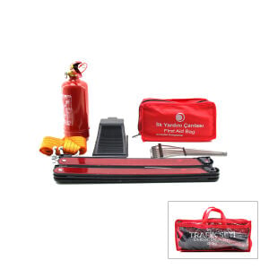 KRT-1102 ( 2Lİ SET ) ( 4 GEN ÇANTA ) ( 7PCS + 38PCS ) ( OTO TRAFİK SETİ + İLK YARDIM SETİ ) (YANGIN TÜPÜ=1KG) (2PCS REFLEKTÖR) (BEZ KEMER ÇEKME HALAT=2.9MT) (ARAÇ TAKOZ) (BUZ KAZIMA) (SET ÇANTASI)*12