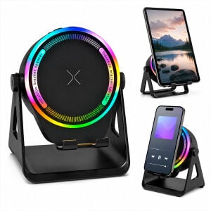 PLATOON PL-4676 ( BT & SD & USB ŞARJLI ) ( TELEFON TUTACAK ) ( RGB IŞIKLI ) BLUETOOTH WİRELESS SPEAKER HOPARLÖR ( 5W )*60