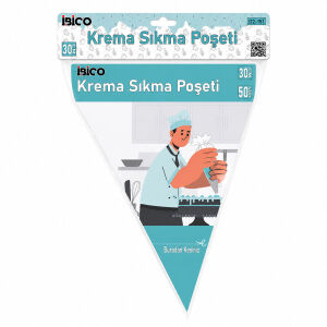 İBİCO İ22-151 ( NAYLON ) ( 30CM ) ( 50PCS ) ( KREMA SIKMA ) ( POŞETİ ) TORBASI*200