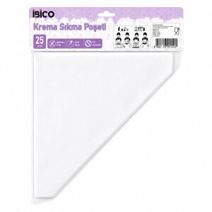 İBİCO İ22-152 ( NAYLON ) ( 25CM ) ( 50PCS ) ( KREMA SIKMA ) ( POŞETİ ) TORBASI*200