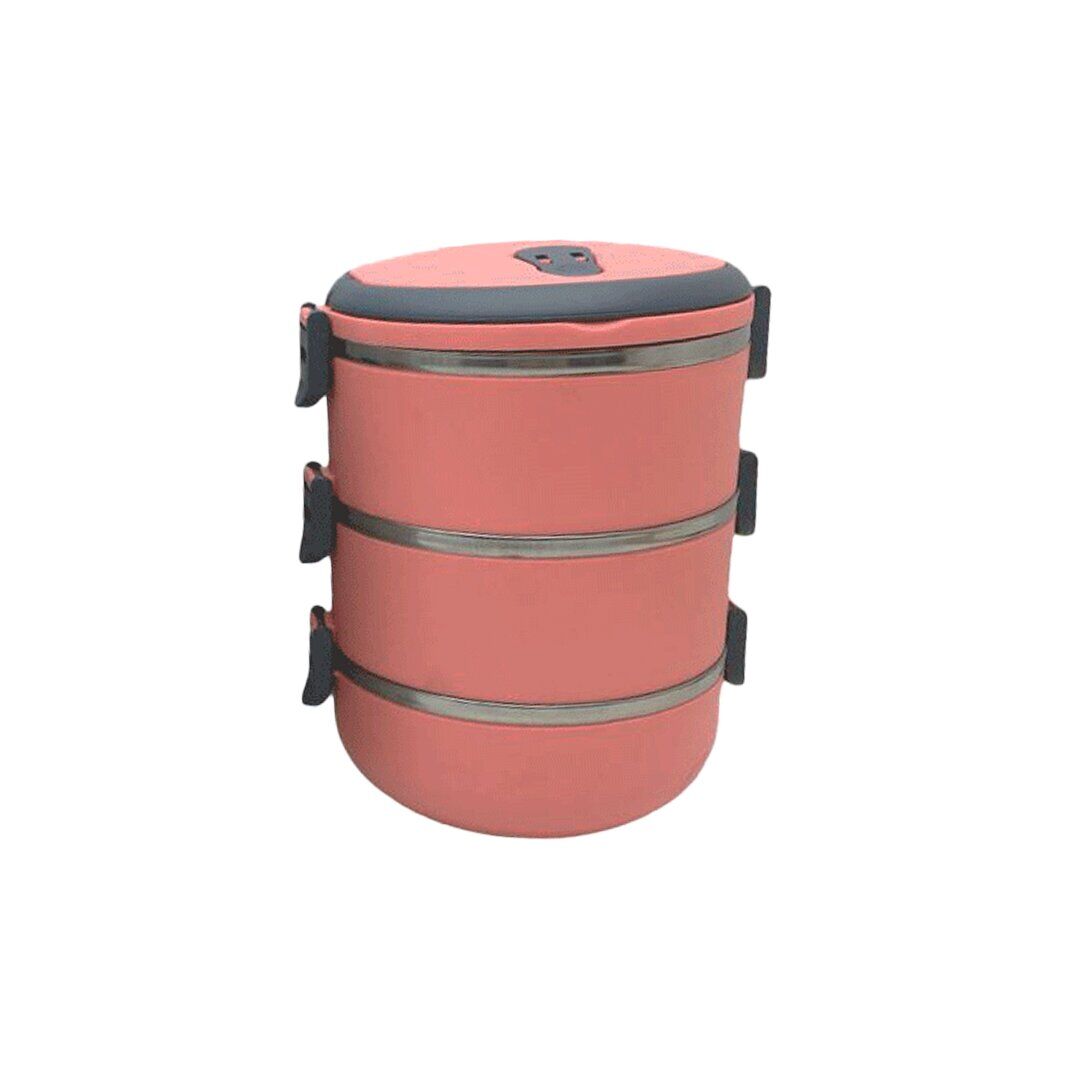 FRESHBOX ( KOYU PEMBE ) ( 3LÜ ) SEFER TASI SAKLAMA KABI ( 1.8LT )*24