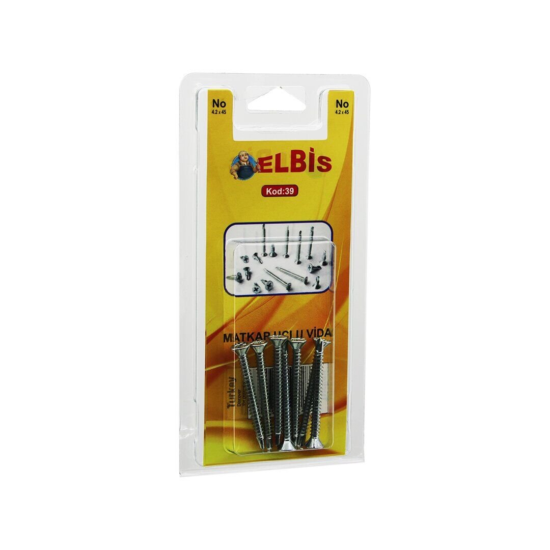 ELBİS-39 4.2X45 MATKAP UÇLU AKILLI VİDA*12X24