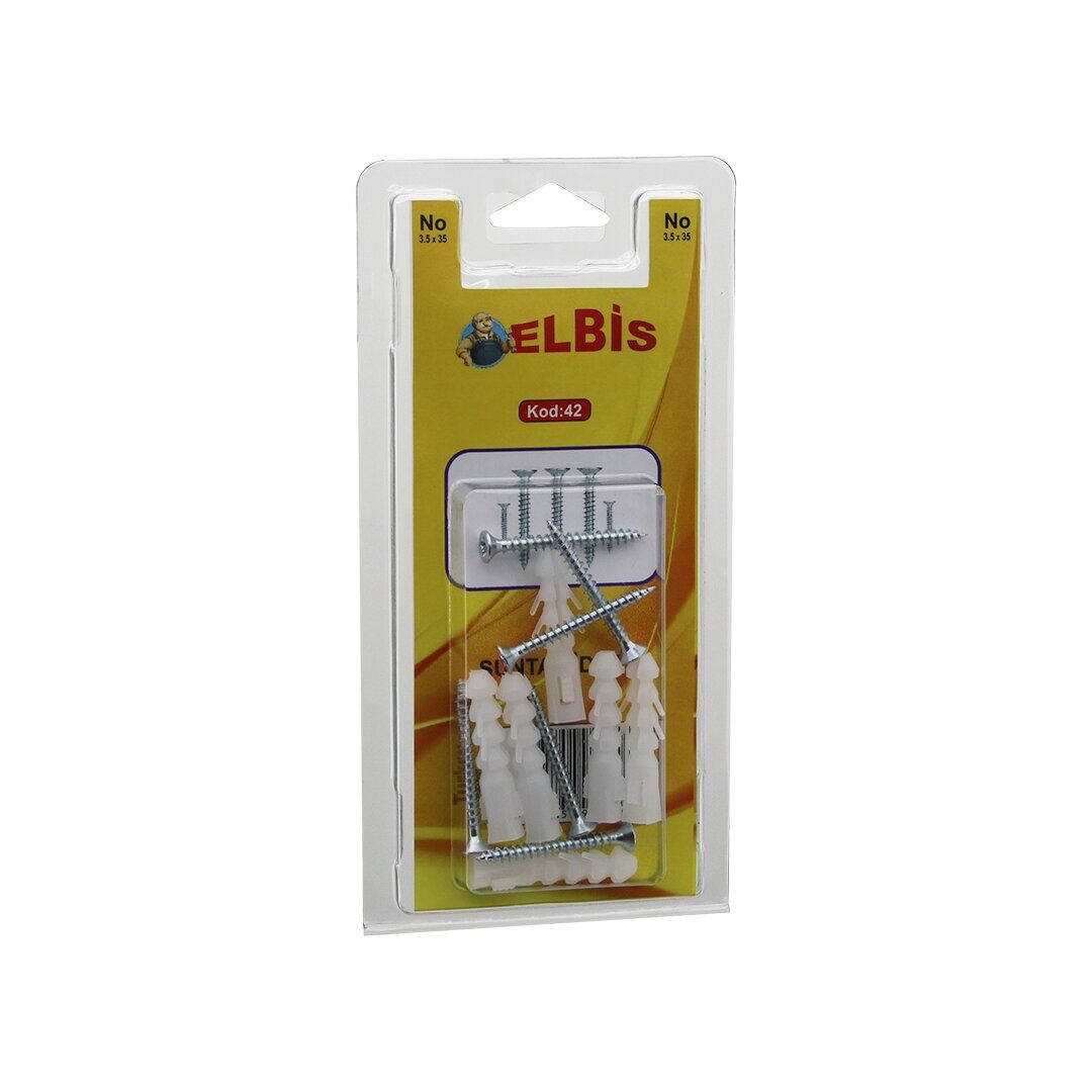 ELBİS-42 ( 3.5X35 ) DÜBELLİ VİDA*12X24