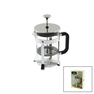 YAKUT-9587 FRECHPRESS ( 350ML ) ( CAM ) BİTKİ SÜZGEÇİ (METAL KAFES & PLASTİK SAPLI) (METAL KAPLAMALI PLS.KAPAK)*60