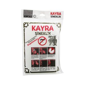 KAYRA ( ÇİFT KANAT ) ( PENCERE ) TÜL SİNEKLİK ( 130CMX150CM  ±5CM ) ( ÇİFT TARAFLI BANT )*75