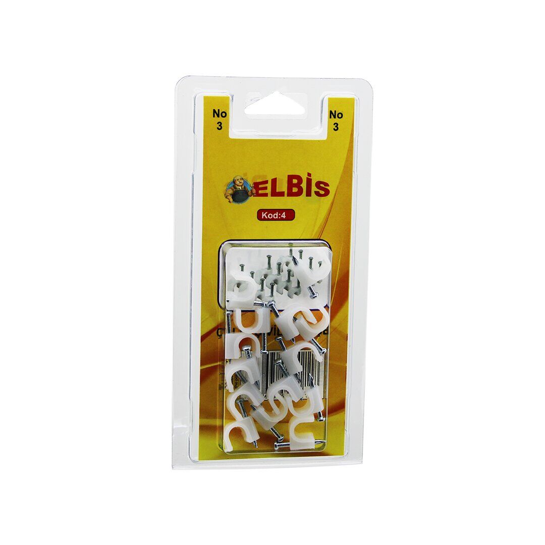 ELBİS-04 ( NO-3 ) ÇELİK ÇİVİLİ KROŞE*12X24