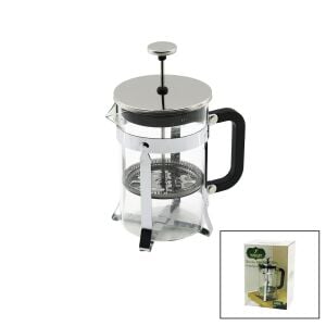 YAKUT-9588 FRECHPRESS ( 600ML ) ( CAM ) BİTKİ SÜZGEÇİ (METAL KAFES & PLASTİK SAPLI) (METAL KAPLAMALI PLS.KAPAK)*24