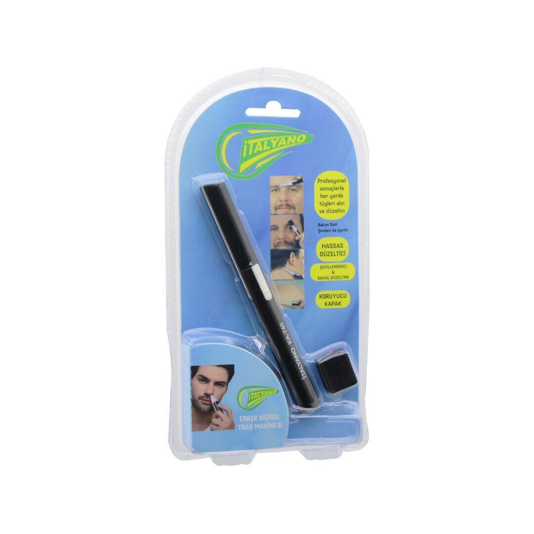 İTALYANO KA-740 ( SİYAH ) BURUN & KULAK & YANAK KIL TÜY ALMA MAKİNESİ*200