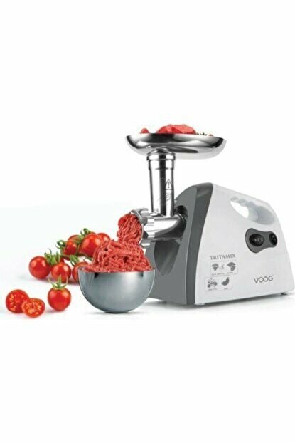 HARLEM GURME H-020-022 ( BEYAZ ) ELEKTRİKLİ ET KIYMA MAKİNESİ (2200W) (SALÇA & PÜRE & SOSİS DOLDURMA & GALETE UNU & İÇLİ KÖFTE)*2