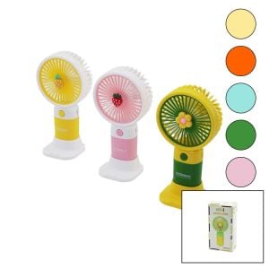 EMKA-5592 (USB ŞARJLI) MİNİ EL FANI (ÇAP:7.5CM & Y:15CM) (SABİT BAŞLIK) (3 KADEME HIZ) (TELEFONLUKLU MASA ÜSTÜ AYAK APARAT)*144                     qwe5