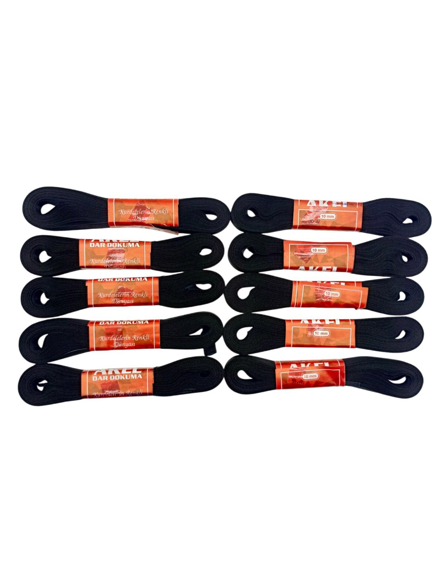 AKEL ( 1CMX10MT ) ( POŞETLİ ) ( SİYAH ) KURDELE*10X100