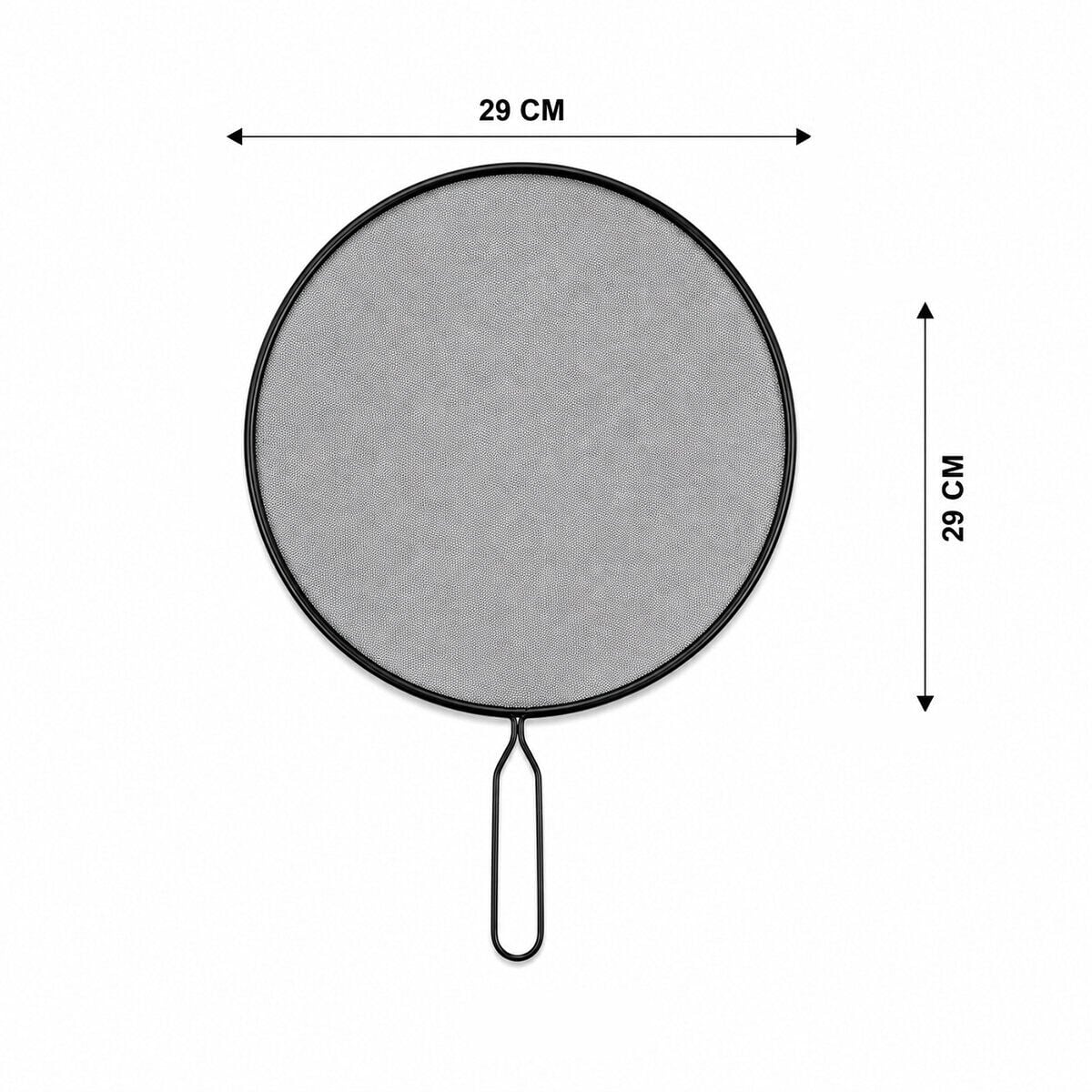 İBİCO İ22-422 ( SİYAH ) ( SAPLI ) ( 29CM ) TEL YAĞ SIÇRATMAZ ( METAL ÇERÇEVE & SAP ) ( SAP=14CM )*12X12