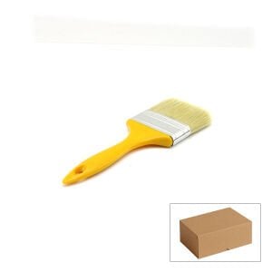 GÜNSAN ( -001 530 ) ( NO-3 ) ( 70MM ) ( STANDART ) ( SARI SAPLI ) ( KESTİRME ) BOYA FIRÇASI*12X10