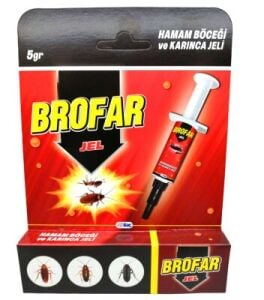 BROFAR  ( JEL ) ŞIRINGA MODELİ  ( HAMAMBÖCEĞİ & KARINCA ) 5GR.*12X8