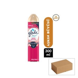 GLADE AEROSOL AŞKIN BÜYÜSÜ ORTAM ODA KOKUSU SPREY ( 300ML )*12=K