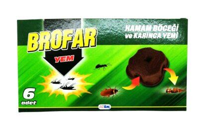 BROFAR ( 6PCS ) HAMAMBÖCEĞİ VE KARINCA YEMİ*6X8