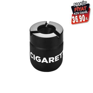 QLUX C-513 CIGARETTE ( SİYAH ) CAM KÜLLÜK ( 425CC )*12X1