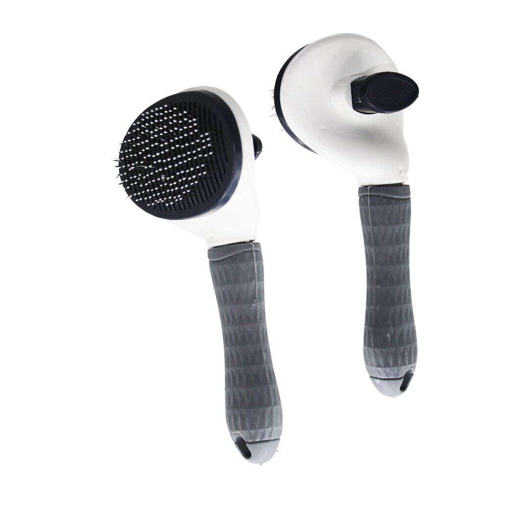 MUJGAN MJGN-192 ( PRATİK PET TÜY FIRÇASI ) ( KEDİ - KÖPEK TARAK & TEMİZLİK FIRÇASI ) (BAS TUŞA=TARAK TEMİZLE) (PET SHOP)*100