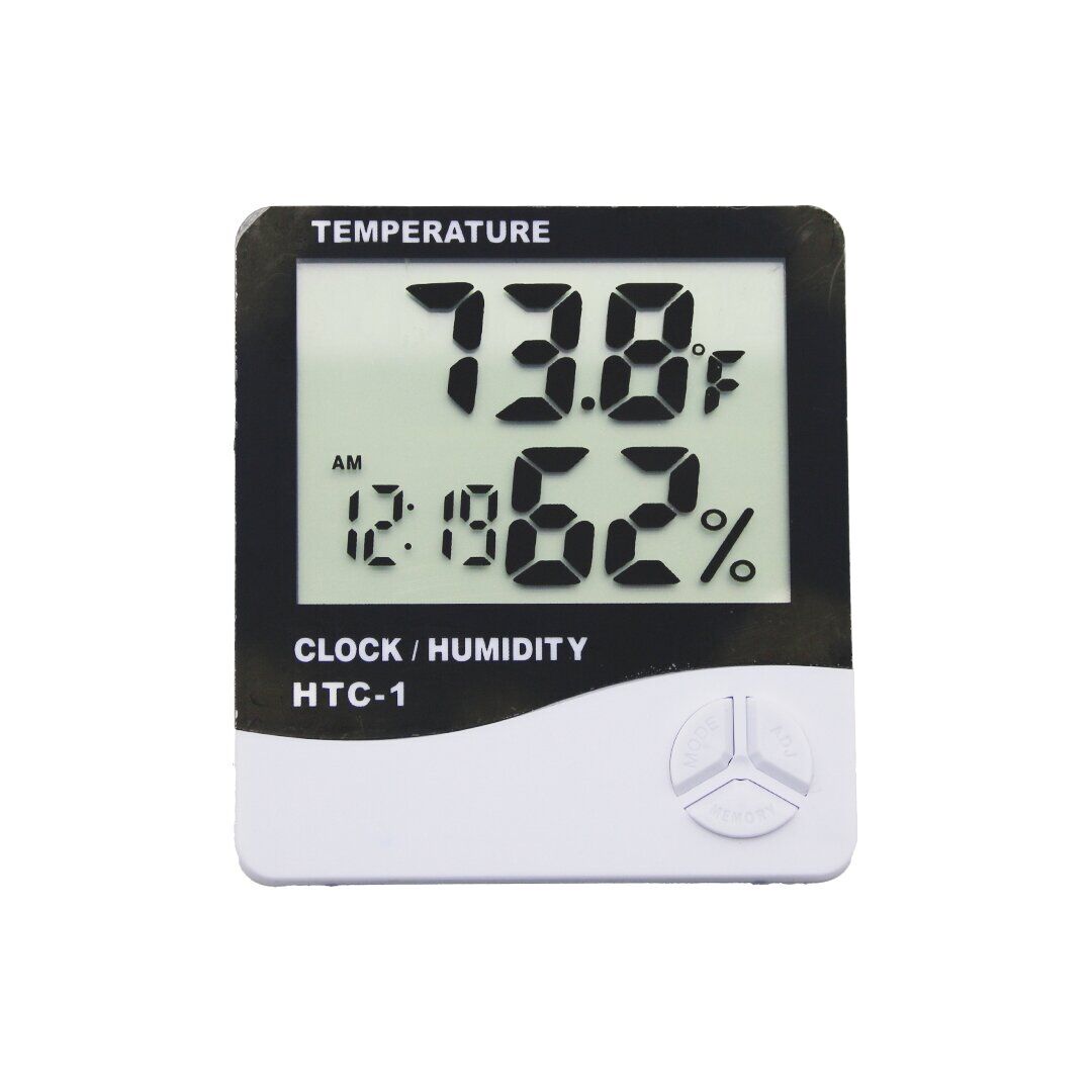 TEMPERATURE OPERATION MANUAL FOR ( HTC-1 )  DİJİTAL SAAT & SICAKLIK & NEM ÖLÇER*150