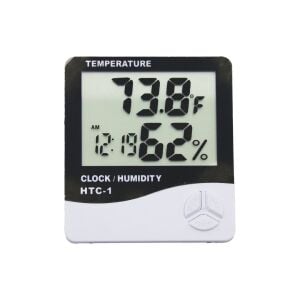 TEMPERATURE OPERATION MANUAL FOR ( HTC-1 )  DİJİTAL SAAT & SICAKLIK & NEM ÖLÇER*150
