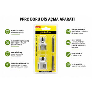 ŞAHİN TOOLS ŞHT-421 ( PPRC ) (BORU DİŞ AÇMA) MATKAP UÇ APARAT*100