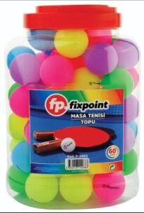 FİXPOİNT P-2883 RENKLİ ÇANTALI PİNPON TOPU*60X24