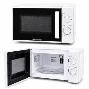 AWOX H20 ( BEYAZ ) ( 5 GÜÇ KADEMESİ & KLASİK ÖN PANEL ) ( BEYAZ ) MİKRODALGA FIRIN ( BUZ ÇÖZME ÖZELLİĞİ ) ( 20LT & 700W )*1
