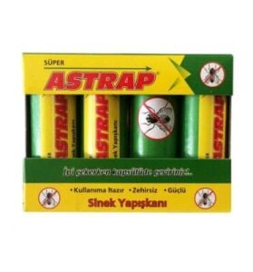 ASTRAP ( 4PCS ) KAPSÜL SİNEK YAPIŞKANI ( SİNEK & GÜVE & S.SİNEK & UÇAN TÜM HAŞERELER )*24X12