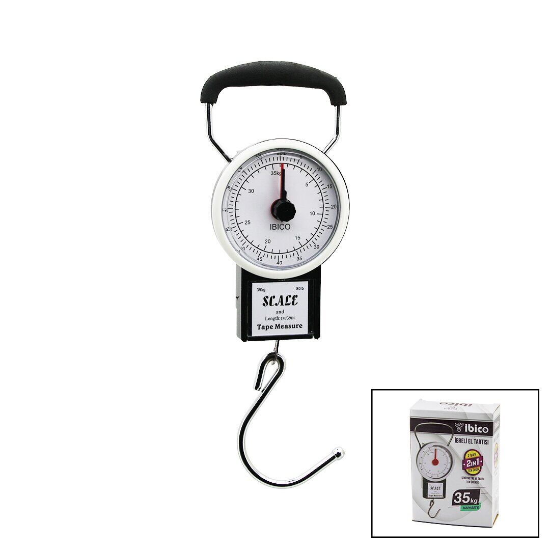 İBİCO İ11-001 SCALE 2İN1 İBRELİ KANTAR & METRE*100