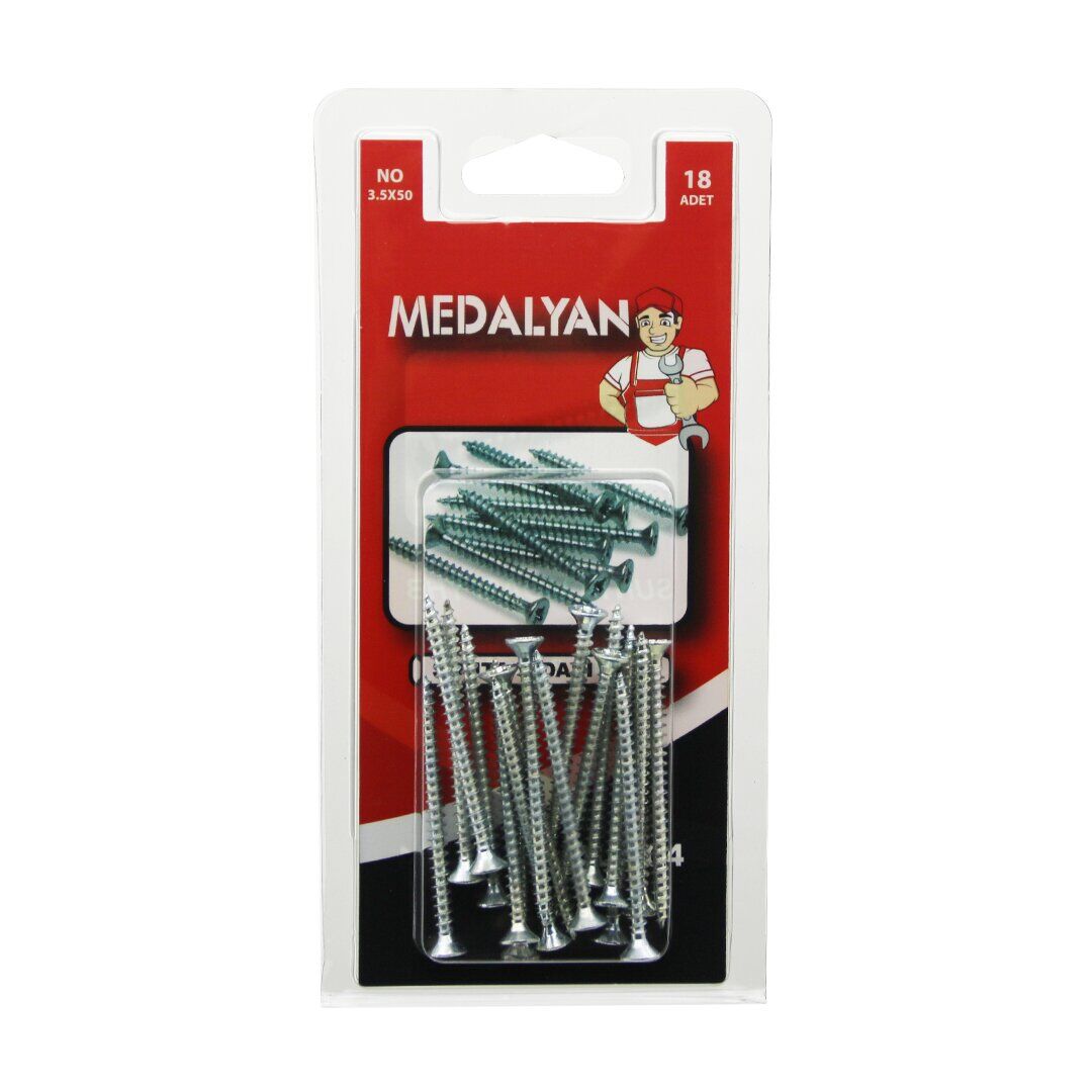 MEDALYAN DL-04 ( NO-3.5X50 ) SUNTA VİDASI  ( 18PCS )*12X10