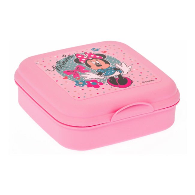 LİSANSLI DESENLİ BESLENME KUTUSU - MİNNİE DESENLİ *24