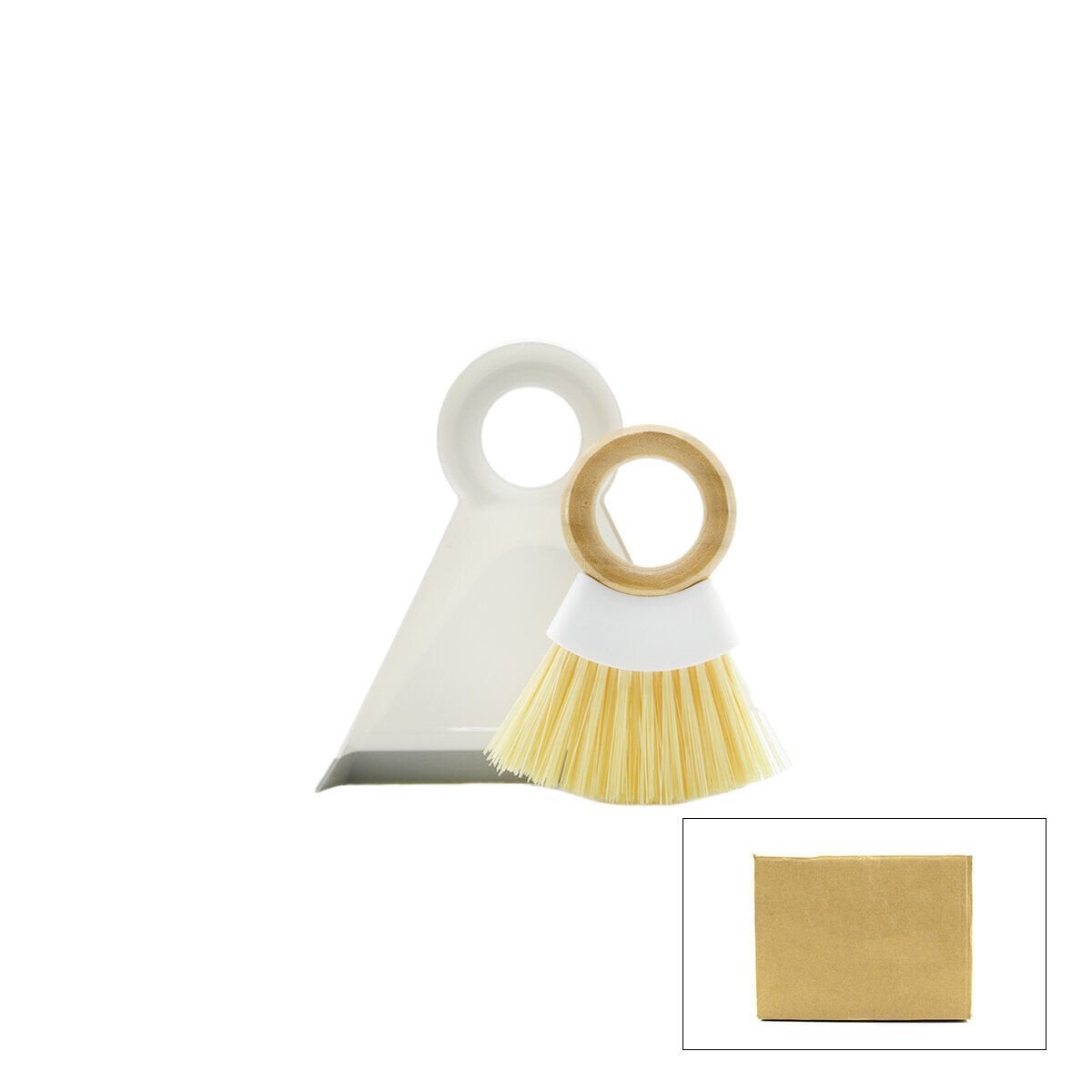 İBİCO İ21-126 ( 2PCS ) ( DAR ) FARAŞLI & TEMİZLİK EL FIRÇA SETİ ( AHŞAP SAPLI & PLASTİK ) ( 18CMX16.5CM )*48X3