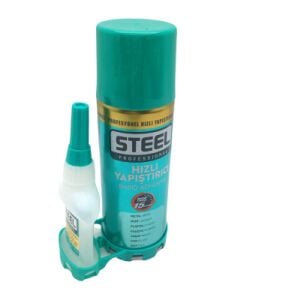 STEEL CK-5401 ( 200ML+35GR=BRÜT ) HIZLI YAPIŞTIRICI (MDF-AHŞAP-METAL-DERİ-KAUÇUK-PLASTİK-CAM)*50