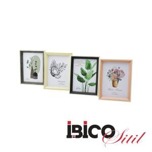 İBİCO İ12-021 ( 5''X7'' & 13X18CM ) ( İNCE & ÇİFT RENK ÇERÇEVE ) AHŞAP RESİM ÇERÇEVESİ*36=K