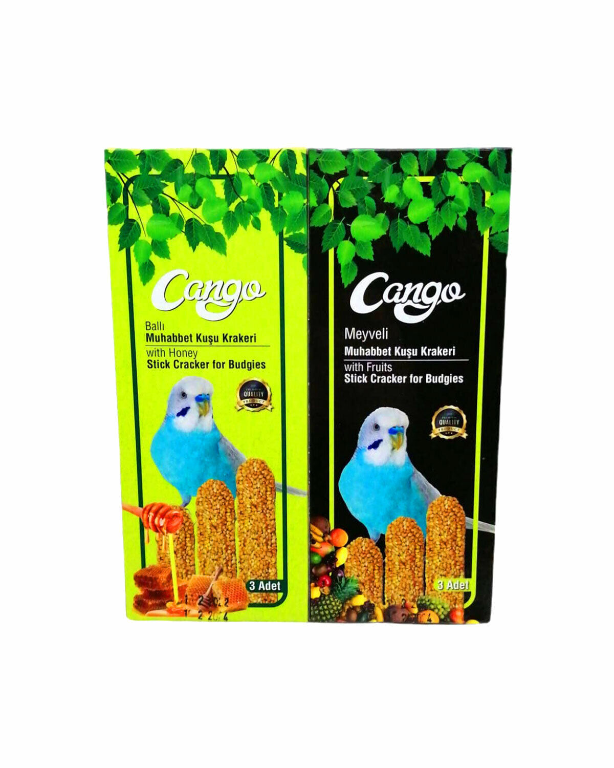 CANGA ŞANSLI MEYVELİ & BALLI KRAKER MUHABBET KUŞU YEMİ ( PET SHOP )*36=K