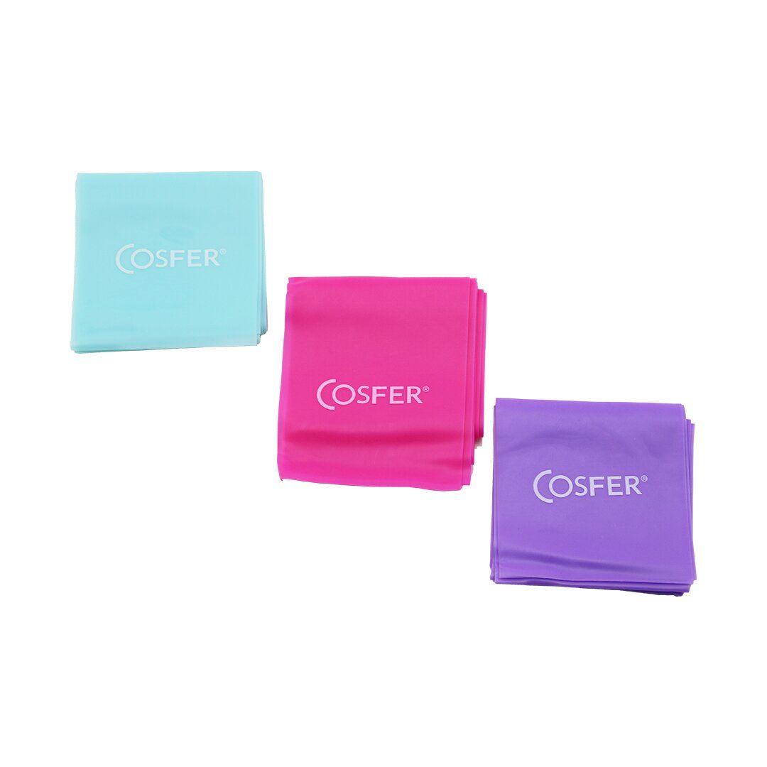COSFER ( 3PCS ) ( 90CM ) ( SİLİKON & ESNEK ) PLATES BANTI*120