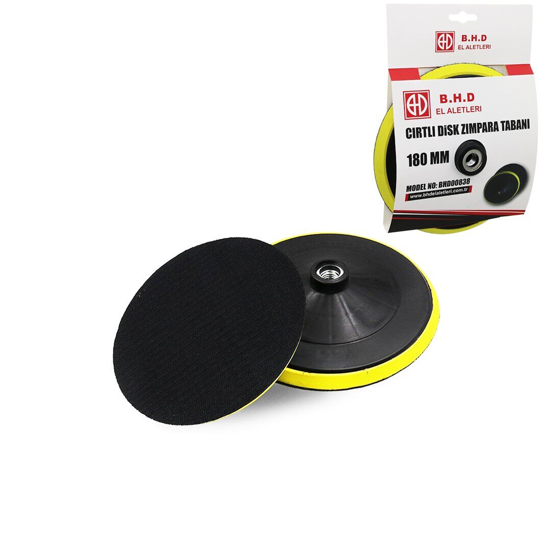 BHD-838 ( 7'' & 180MM ) CIRTLI DİSK ZIMPARA TABANI ( BRKT-324486 )*100