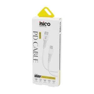 İBİCO İB-1004 ( TYPE-C TO=( İPHONE ) ( KABLO ) ( 20W ) ( HIZLI ) TELEFON ŞARJ & DATA KABLOSU=1MT ( 3400mA )*10X1