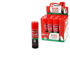 FİXPOİNT P-2657 ( 40GR ) GLUE STICK YAPIŞTIRICI (SOLVENT İÇERMEZ) (YIKANABİLİR) (KOLAY UYGULAMA) (KAĞIT & KARTON YAPIŞTIRICI STİCK) PRİT*12X30