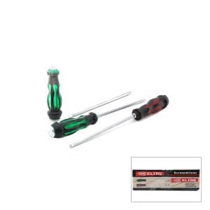 ELTAŞ LRD-145 DARBELİ ( RENKLİ & SİLİKON SAPLI )( 2İN1=ÇİFT TARAFLI UÇ ) TORNAVİDA ( MIKNATIS UÇ & YILDIZ - DÜZ )*12X10