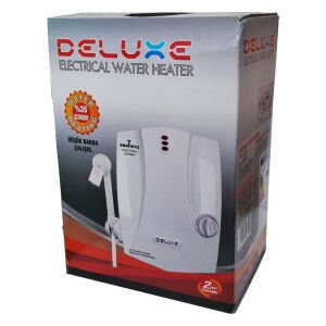 DELUXE ( BEYAZ ) ( ELEKTRİKLİ ) ŞOFBEN  ( 7 EMNİYETLİ ) ( SU ISITMADA %35 TASARRUF ) ( 8000W )*6