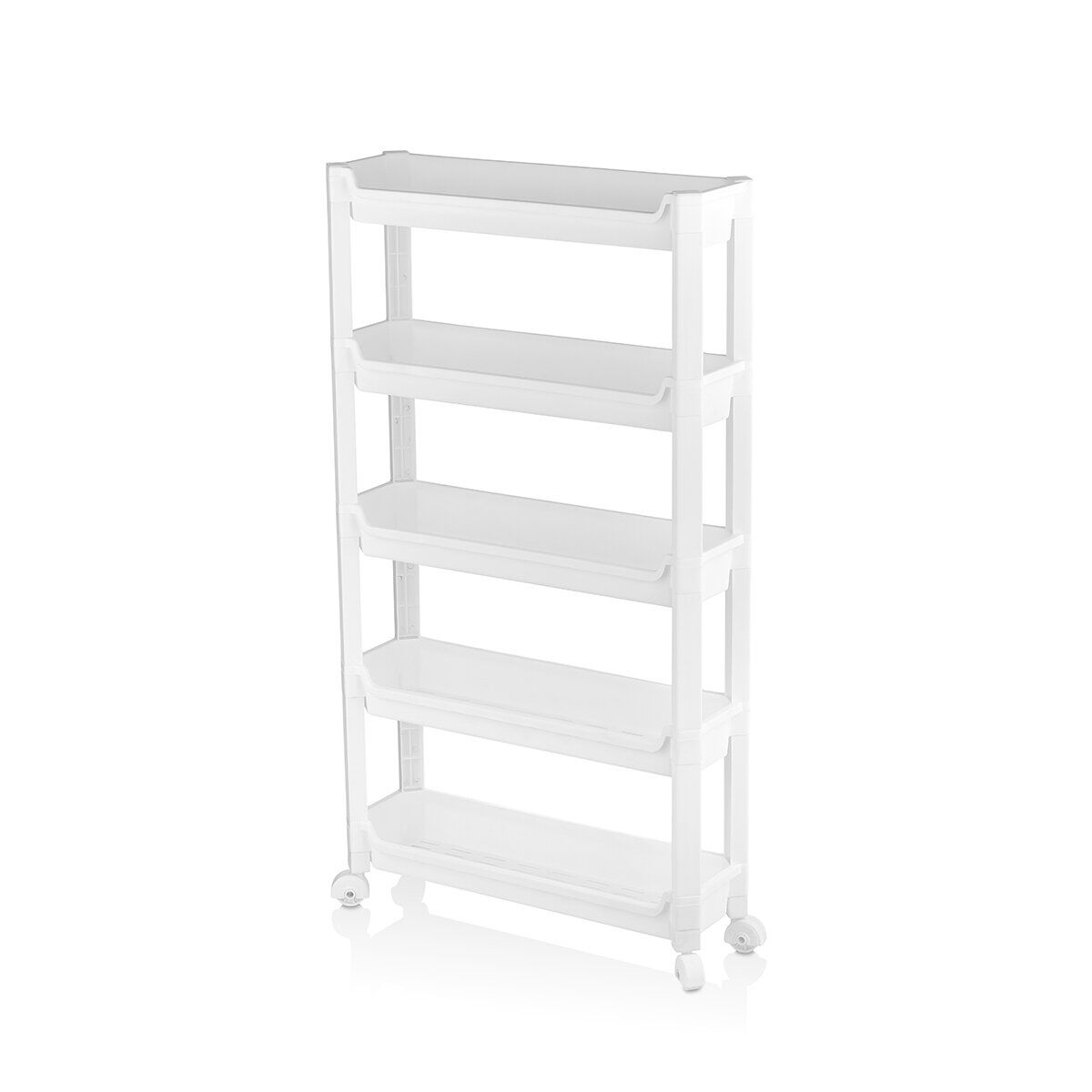 URVE UR-3588 RAFTY ( 5 KATLI ) ( TEKERLEKLİ ) SEPET ORGANİZER DÜZENLEYİCİ  ( RAF ÜNİTESİ ) ( 465X145X850MM )*8