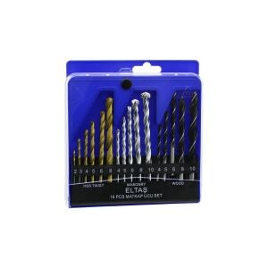 ELTAŞ LRD-136 LRD-102 ( 16PCS ) MATKAP UCU SETİ ( AHŞAP & METAL & BETON )*50