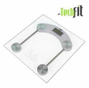 TECHFİT TF-1052 KARE CAM DİJİTAL BASKÜL TERAZİ TARTI 180KG*10