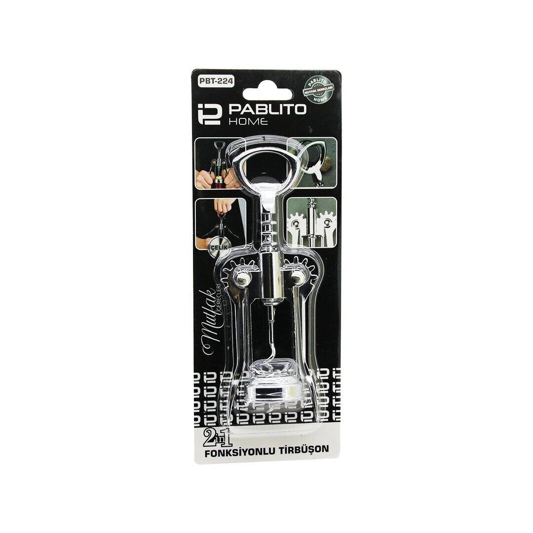 PABLITO HOME PBT-224 ( 2İN1 ) METAL ÇELİK ( TİRBUŞON & KAPAK ) AÇACAK*120