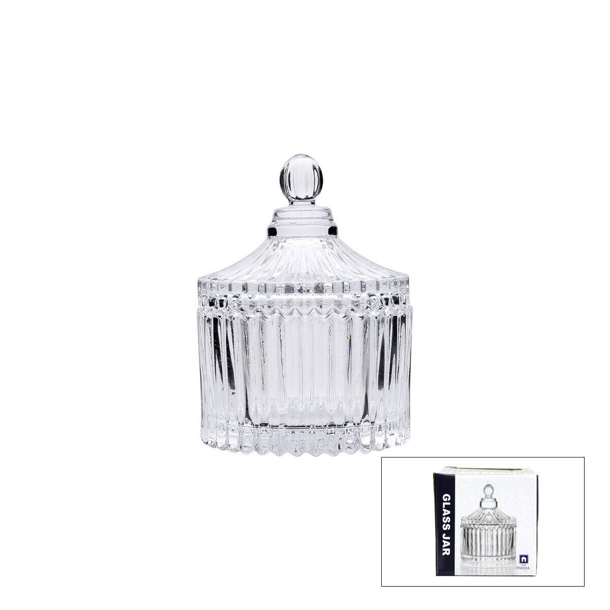 GLASS JAR TG-025-1 CAM LOKUMLUK & ŞEKERLİK*96