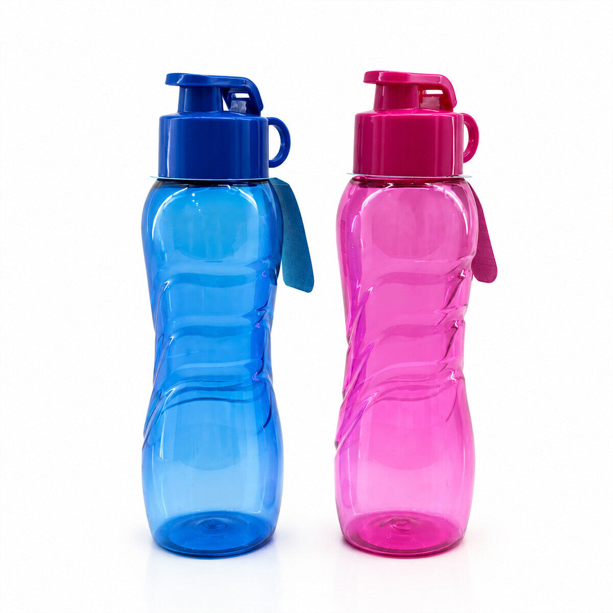 TAHA KOD-207 ŞEFFAF RENKLİ PET SULUK MATARA 500ML*24X1