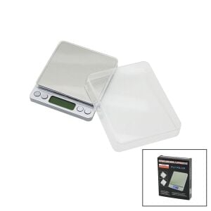 PLT POWER I-2000 1-2000 (500GR/0.01GR) (MİNİ=10.5X13CM) HASSAS TARTI & TERAZİ ( ŞEFFAF PLS.KAPAKLI & PİLLİ= 2PCS İNCE)*50