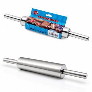 İBİCO İ22-456 MT ( ÇELİK METAL ) MERDANE & HAMUR RULOSU ( MERDANE: 21CM & SAP: 2X9.5CM =T.UZUNLUK:40CM )*72