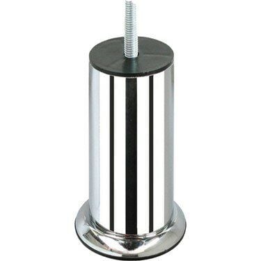 İBİCO ( 90-1012-1-01 ) ( 10CM ) ( KROM ) TOMBUL KOLTUK BAZA AYAK ( M10 KALIN VİDALI )*10X10
